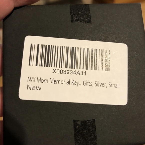 mom memorial key chain With Wing And Pearl - Picture 5 of 6